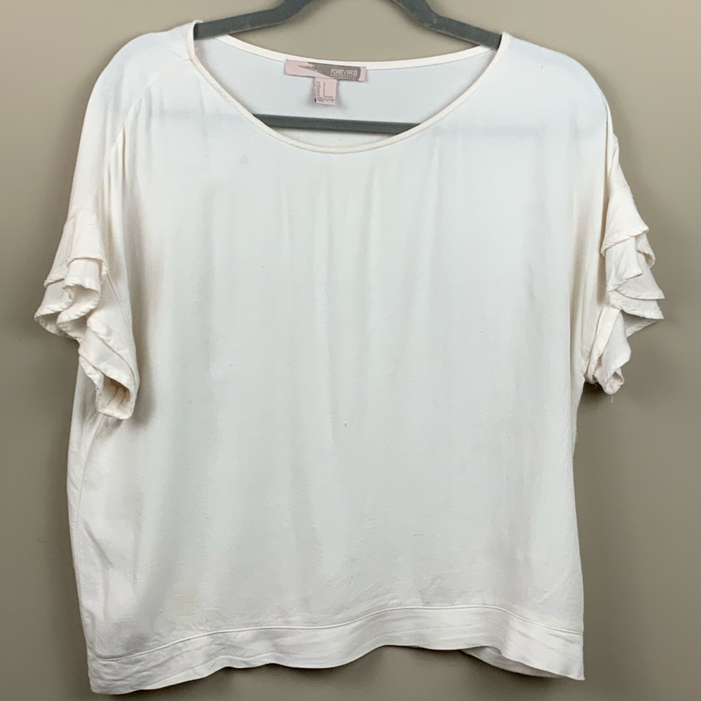 🌈5/$25🌈 Casual ruffle sleeve top
